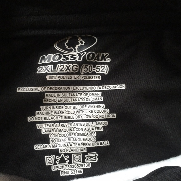 Men's mossy oak hoodie 2X - Picture 4 of 4